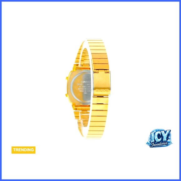 Digital Watch with Stainless Steel Case and Mineral Crystal